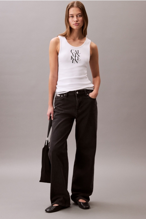 Calvin Klein lv044c219g cotton rib solid